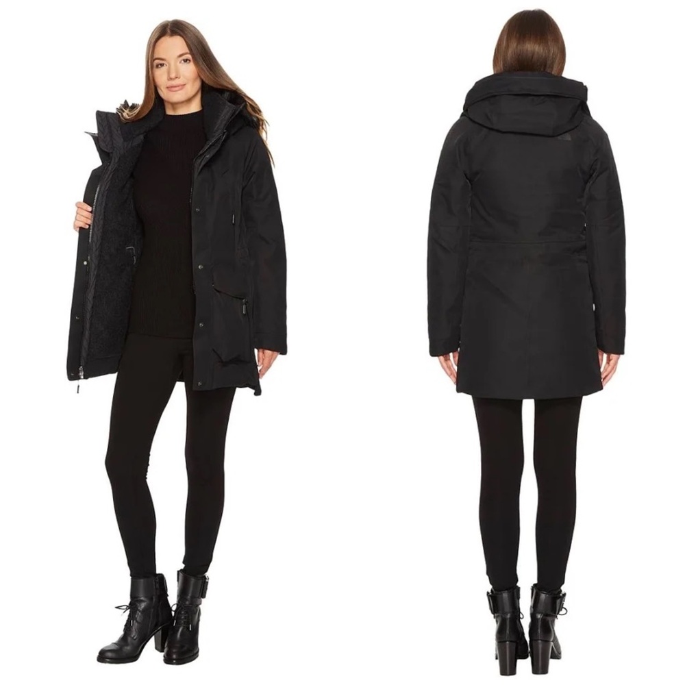 Women's Black Hooded Jacket